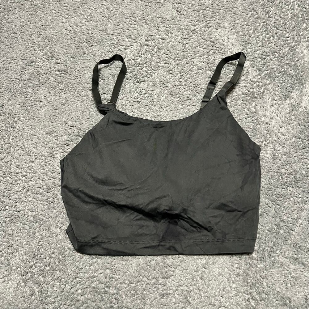 Alphalete Sports Bra Womens Small Medium Crop Top Green Tank